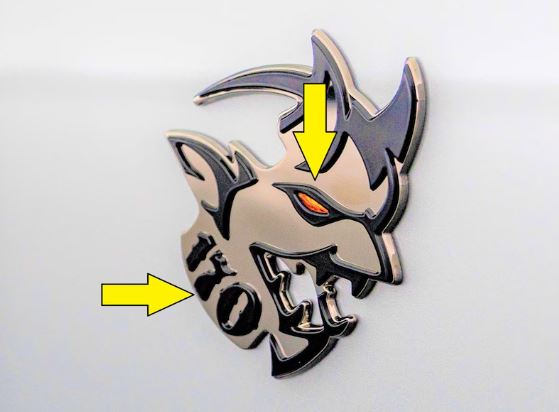 DODGE DEMON 170 OEM FENDER BADGES NEW *LEFT & RIGHT*