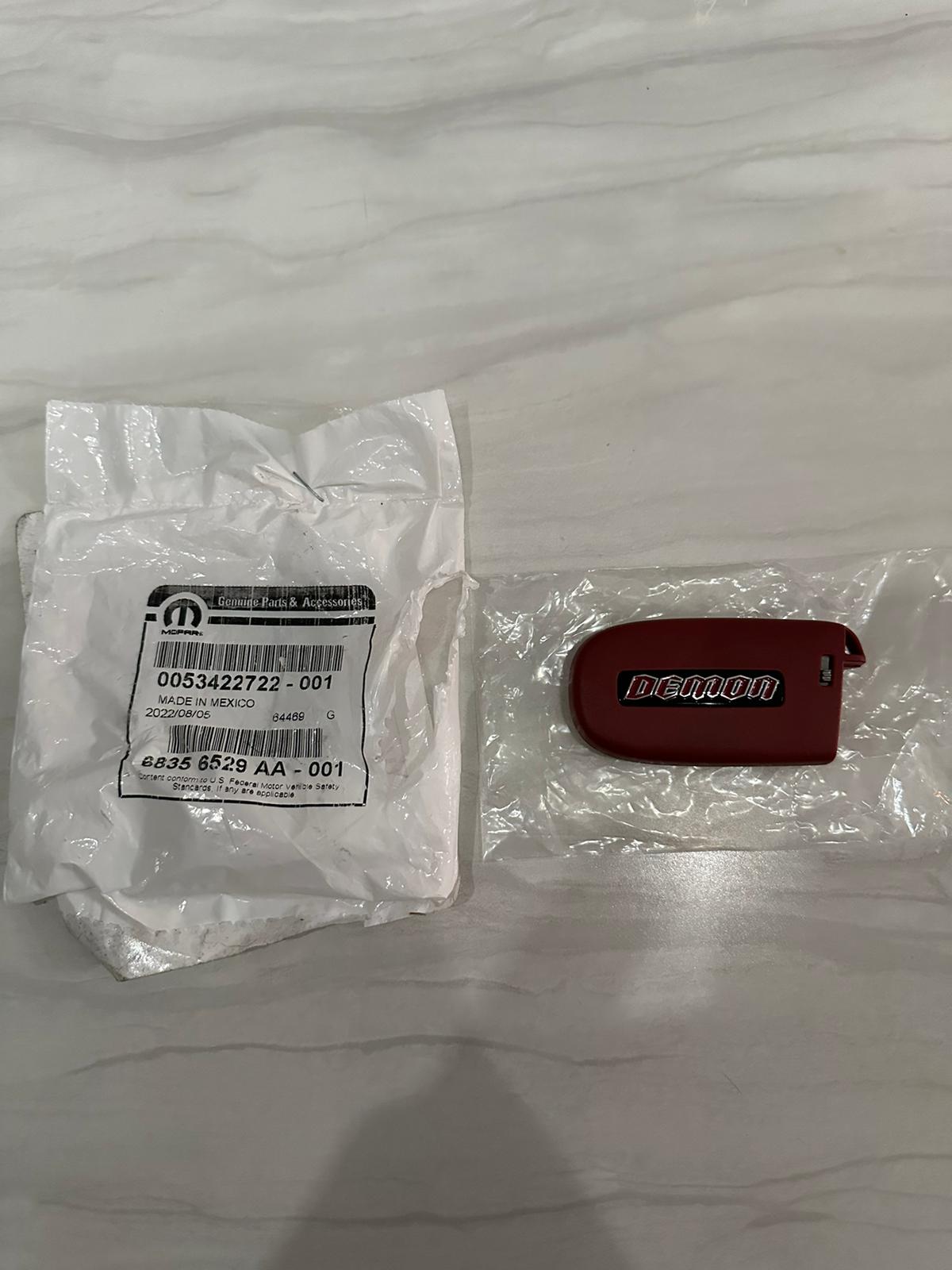 BRAND NEW OEM DODGE DEMON KEY FOB WITH UNCUT BLADE